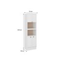Ver imagem 3 de Paneleiro de Cozinha Bella 2616 Torre Quente com 2 Fornos 4 Portas 70cm Branco - Carraro