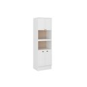 Ver imagem 1 de Paneleiro de Cozinha Bella 2616 Torre Quente com 2 Fornos 4 Portas 70cm Branco - Carraro
