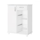 Ver imagem 2 de Armário de Cozinha Coral 1 Porta 1 Gaveta com Fruteira Branco New - Pnr Móveis