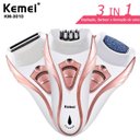 Ver imagem 1 de Depilador Elétrico 3 em 1 Feminino Arranca Pelo Raiz Km3010