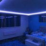 Fita Led Smd Dupla Face 3 Metros Luz Direta Azul Perfil Sanca Gesso Decoraçao Sala Quarto Comercio L - 5