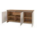 Ver imagem 3 de Balcão Buffet 3 Portas 1 Gaveta 160cm Madrid