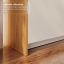 Ver imagem 5 de Balcão Buffet 3 Portas 1 Gaveta 160cm Madrid Bege/Cedro/Off White