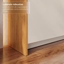 Ver imagem 5 de Balcão Buffet 3 Portas 1 Gaveta 160cm Madrid Bege/Cedro/Off White