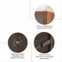 Ver imagem 4 de Balcão Buffet 3 Portas 1 Gaveta 160cm Madrid