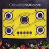 Cooktop Lines 5 Bocas Safanelli Amarelo Bivolt - 3