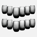 Ver imagem 3 de Copo Aruba 465 ml Cinza Nadir - Kit com 12 Unidades