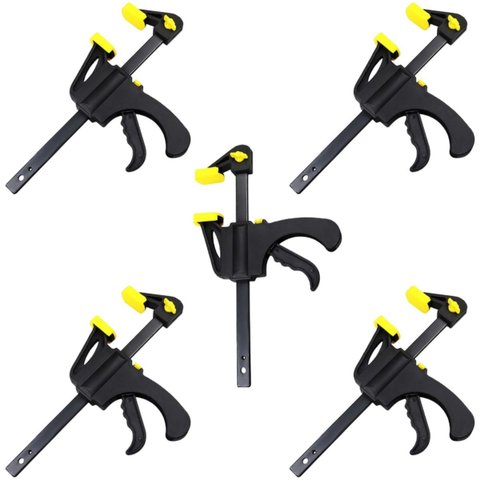 Grampo Aperto Rápido Tipo Sargento 15cm 6"pol | 10 Un