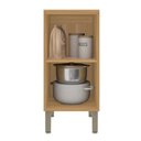 Ver imagem 2 de Balcão de Cozinha Colors 40 cm 1 Porta com Tampo Freijó Alecrim - Kits Paraná
