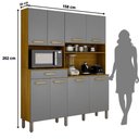 Ver imagem 3 de Armario de Cozinha 8 portas 1 Gaveta Patrik