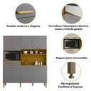 Ver imagem 4 de Armario de Cozinha 8 portas 1 Gaveta Patrik