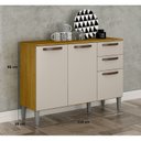 Ver imagem 4 de Balcão 3 Portas 2 Gavetas Melissa