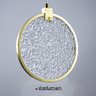 Pendente Disco Glowing Circle Dourado Led Multicor Morderno Lus-27 St3136 - 7