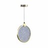 Pendente Disco Glowing Circle Dourado Led Multicor Morderno Lus-27 St3136 - 1