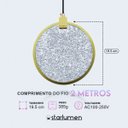 Ver imagem 3 de Pendente Disco Glowing Circle Dourado Led Multicor Morderno Lus-27 St3136