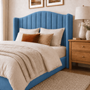 Ver imagem 4 de Cabeceira Cama Box Casal Queen 160cm Zoe Estofada Suede Moderna