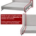 Ver imagem 3 de Base Cama Box Orgânica Japonesa Montreal para Colchão Casal 138x188 Bouclê Cinza