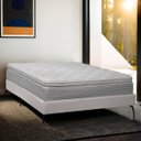 Ver imagem 1 de Base Cama Box Orgânica Japonesa Montreal para Colchão Casal 138x188 Bouclê Cinza