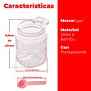 Ver mais imagens de Potes de Vidro Porta Tempero com Tampa Bambu e Colher 2 peças - Lyor 1902/2