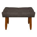 Ver imagem 1 de Banqueta Puff Retangular Requinte para Sala Quarto Bouclê:bouclê Marrom