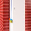 Ver imagem 5 de Armário Porta Vassouras Com Gancho Branco Multiuso 1 Porta