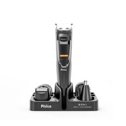 Aparador Raspador de Pelos Pap14 Multigroom Philco com 8 Acessórios de Corte e Bolsinha Bivolt - 1