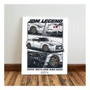 Ver imagem 4 de Kit 3 Quadro Jdm Carro Placa Decorativa Japão Supra Skyline 40x28cm