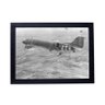 Quadro Poster com Moldura Avião C 47 Segunda Guerra P8235 - 1