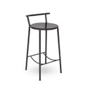Ver imagem 2 de Banqueta para Cozinha em Aço 78cm Medianeira Preto/Fosco