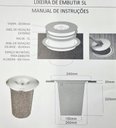 Ver imagem 3 de Lixeira de Embutir Pia Cozinha 5 Litros Inox 304 Polido