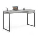 Ver imagem 1 de Mesa Home Office Escrivaninha Industriale 1,20 Cinza com Gaveteiro