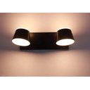 Ver imagem 2 de Arandela Andy Redonda Preto 28cm Led 14w 3000k Bivolt Galaxy Led