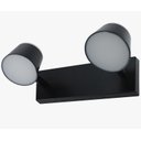 Ver imagem 1 de Arandela Andy Redonda Preto 28cm Led 14w 3000k Bivolt Galaxy Led