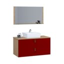 Ver imagem 2 de Conjunto Gabinete de Banheiro Berlim 80 Cm