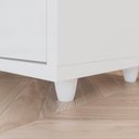 Ver imagem 6 de Mesa de Cabeceira 48cm 2 Gavetas Campeche Henn - Branco