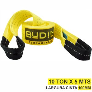 Cinta Fita para Reboque 10 ton x 5 mts - Largura 100mm- 4x4 Off Road Trilhas