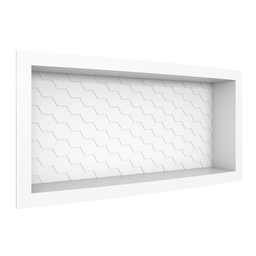 Nicho em Plástico Injetado 60x27 Inhumas Branco - 1