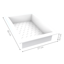 Nicho em Plástico Injetado 60x27 Inhumas Branco - 2