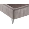 Base Sommier Camurça Bege Queen (158x198x30) - Revestida em Camurça - Ortobom - 2