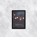 Ver imagem 1 de Quadro Fotografia Seja Luz 24x18cm - com vidro:Madeira preta