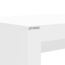 Ver imagem 6 de Mesa Escritório Escrivaninha Office com Acabamento Tipo Tamponado 160cm Policomplementos Branco