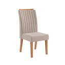 Ver imagem 3 de Conjunto Mesa de Jantar MDF/Vidro 4 Cadeiras Inspirare Yescasa Bege/Mel