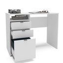 Ver imagem 4 de Mesa Escritório Escrivaninha Camboja 1 Nicho 100cm PoliComplementos Branco