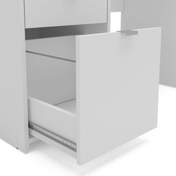 Mesa Escritório Escrivaninha 100cm Camboja 3 Gavetas 1 Nicho PoliComplementos - 6 Mesa Escritório Escrivaninha 100cm Camboja 3 Gavetas 1 Nicho PoliComplementos - 6