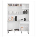 Ver imagem 4 de Armário Cozinha Completo Robin 6 Portas - Branco Branco