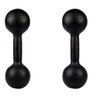 Par Halter Bola Pintado 6kg para Ginastica e Musculação - 1