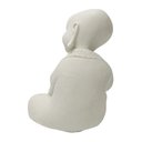 Ver imagem 3 de Escultura Decor Monge Careca Sonhador em Po de Marmore 14cm