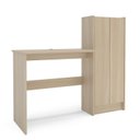 Ver imagem 2 de Mesa Escritório Escrivaninha com Armário Manaus 128cm PoliComplementos Legno Salinas