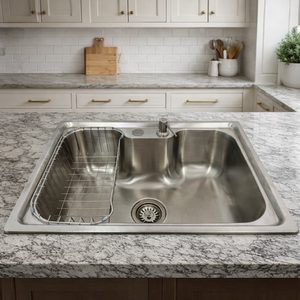 Cuba para Cozinha Aço Inox 304 Gourmet com Acessórios 60x42