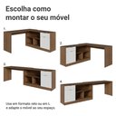 Ver imagem 6 de Escrivaninha Penteadeira de Canto Rustic/Branco Madesa